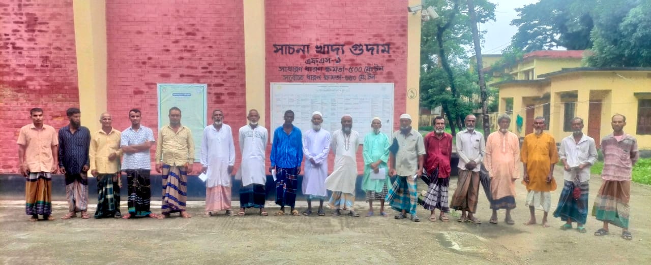 জামালগঞ্জে বোরো ধান ক্রয়ের জন্য কৃষকদের মাঝে ওজন মান মজুদ সার্টিফিকেট বিতরণ