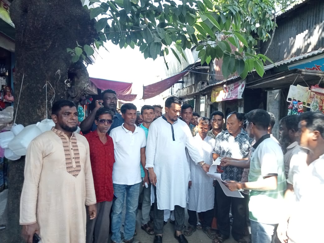 শাল্লায় আজমল হোসেন চৌধুরী জাবেদের ঈদ শুভেচ্ছা বিনিময়