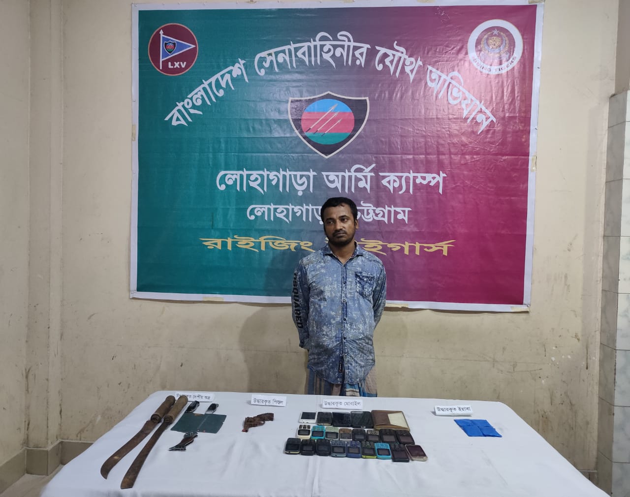 লোহাগাড়া সেনা ক্যাম্পের অভিযানে আটক ১, উদ্বার ইয়াবাসহ অন্যান্য সরঞ্জাম