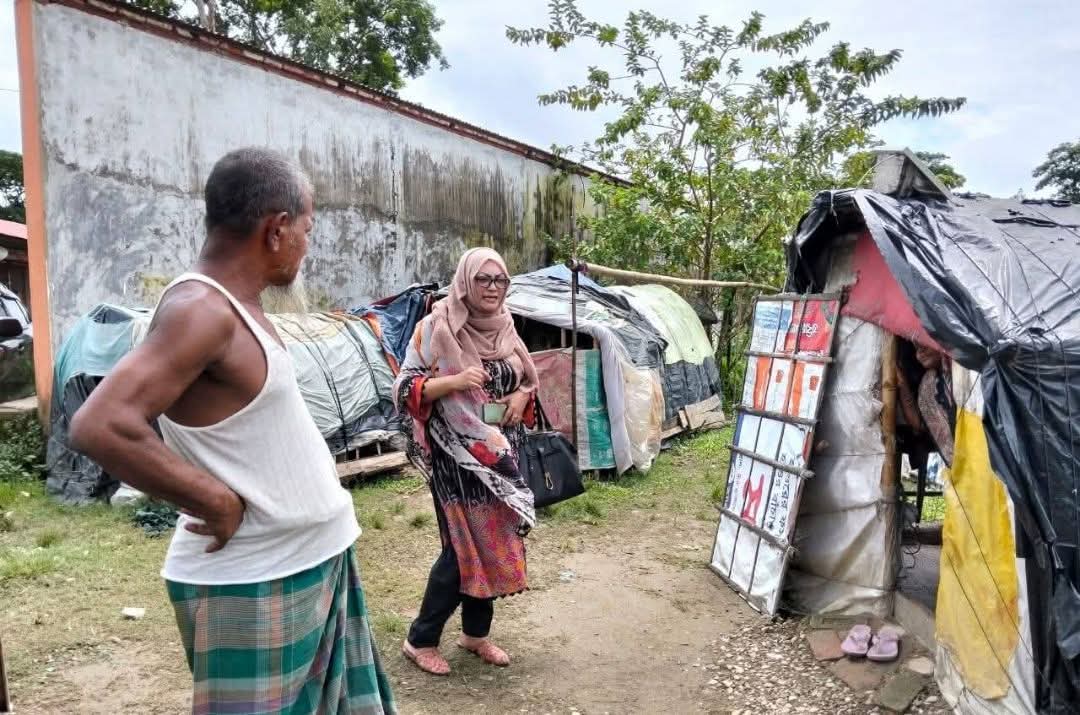 উপজেলা স্বাস্থ্য কর্মকর্তা ডা.নুসরাত আরেফিন ছাতকে ফকিরটিলা বেদেপল্লি পরিদর্শন করেছেন
