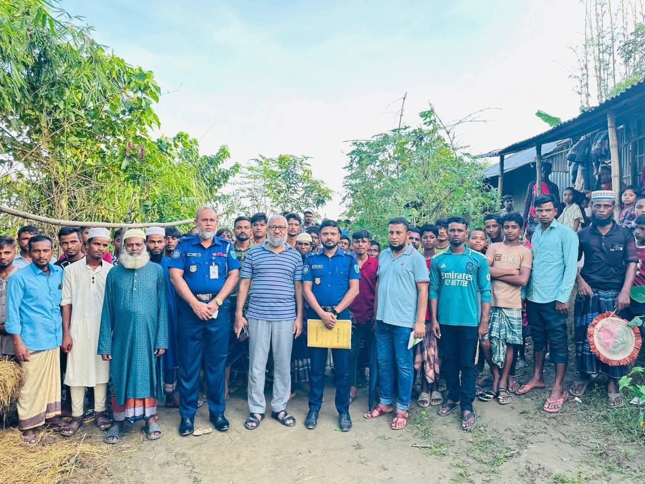 ছাতকে সহকারী পুলিশ সুপার আব্দুল কাদের, আল আমিন হত্যা মামলার ঘটনাস্থল পরিদর্শনে
