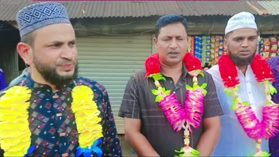 শক্তিয়ারখলা বাজার বনিক সমিতির সভাপতি ফজলুল করিম সম্পাদক খোকন