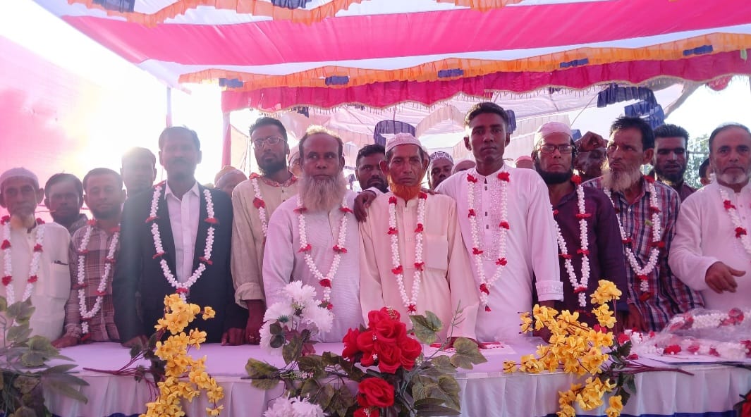 শান্তিগঞ্জে সবার জন্য প্রত্যাশা সামাজিক সংগঠনের জয়কলস ইউনিয়নের কমিটি গঠন ও ত্রাণ বিতরণ অনুষ্ঠিত