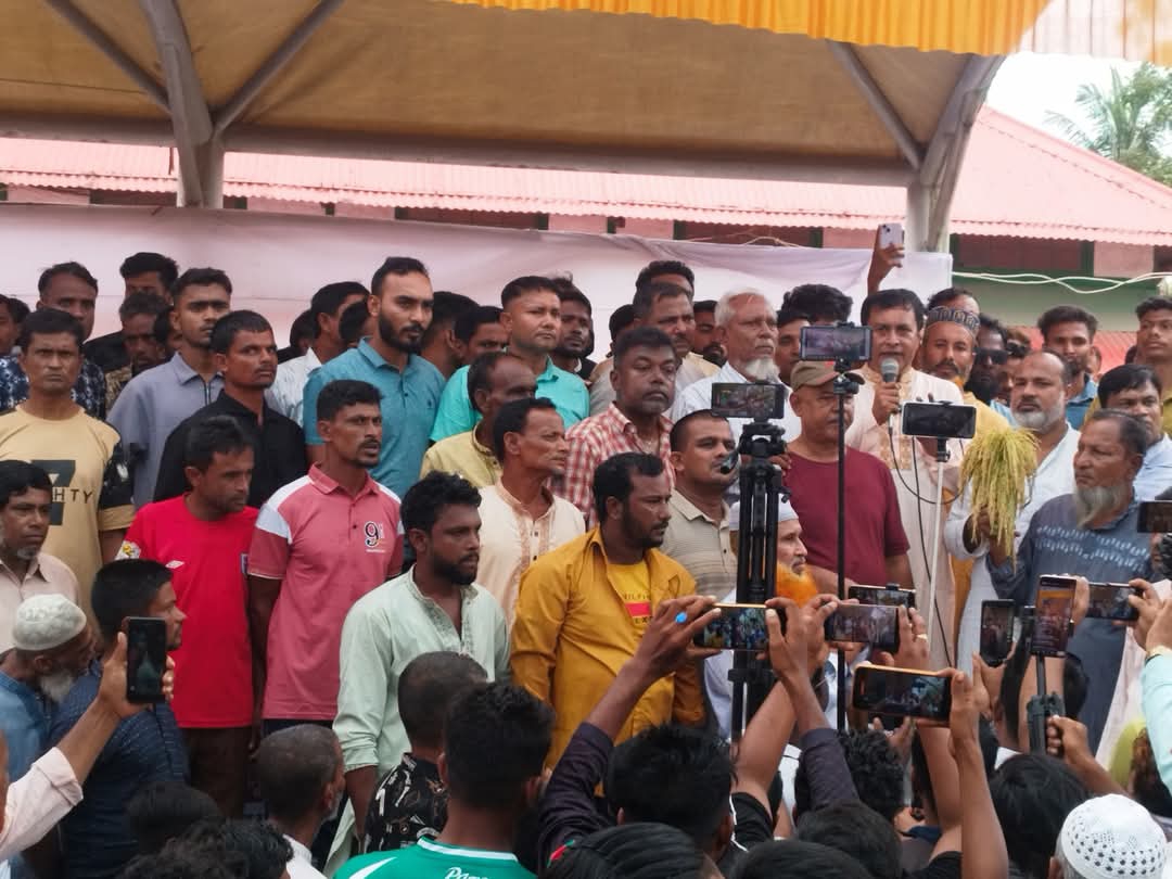 সুনামগঞ্জে কারা নির্যাতিত বিএনপি নেতা শওকতের শোডাউন ও লিফলেট বিতরন