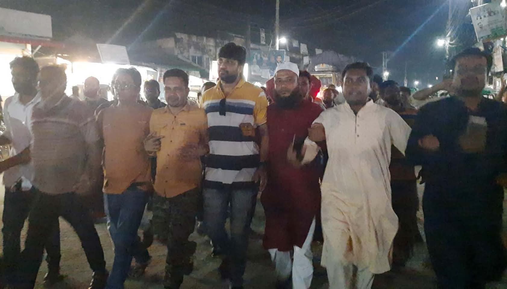কার্যক্রম নিষিদ্ধ সত্ত্বেও শেরপুরে আ’লীগের মশাল মিছিলের প্রতিবাদে নকলায় বিক্ষোভ মিছিল প্রতিবাদ সভা