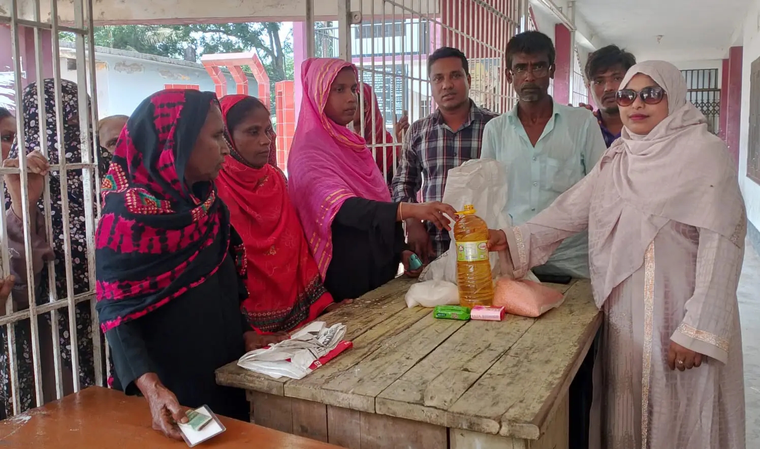 নকলায় সাড়ে ১০ হাজার পরিবারের মাঝে টিসিবি’র পণ্য বিক্রি