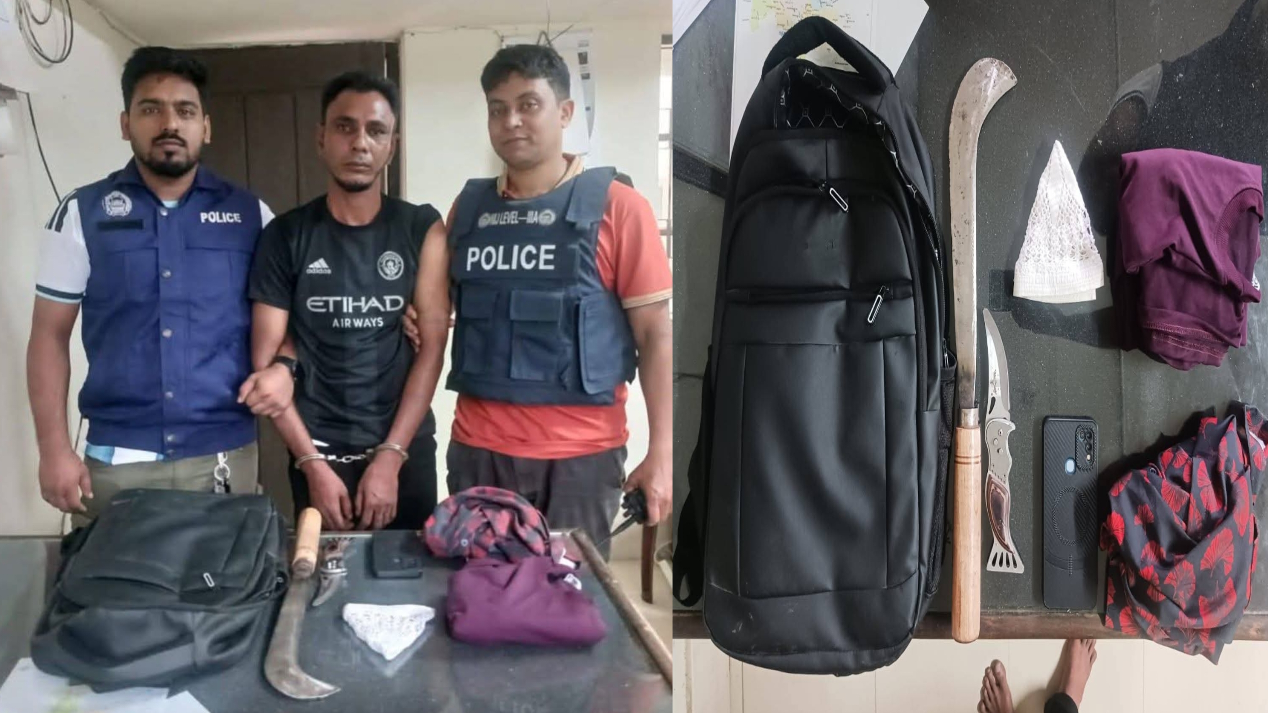 নবীগঞ্জে দুই স্কুল শিক্ষিকার স্বর্ণের চেইন ছিনতাইকারী ধরতে পুলিশের সাঁড়াশি অভিযানে আটক এক
