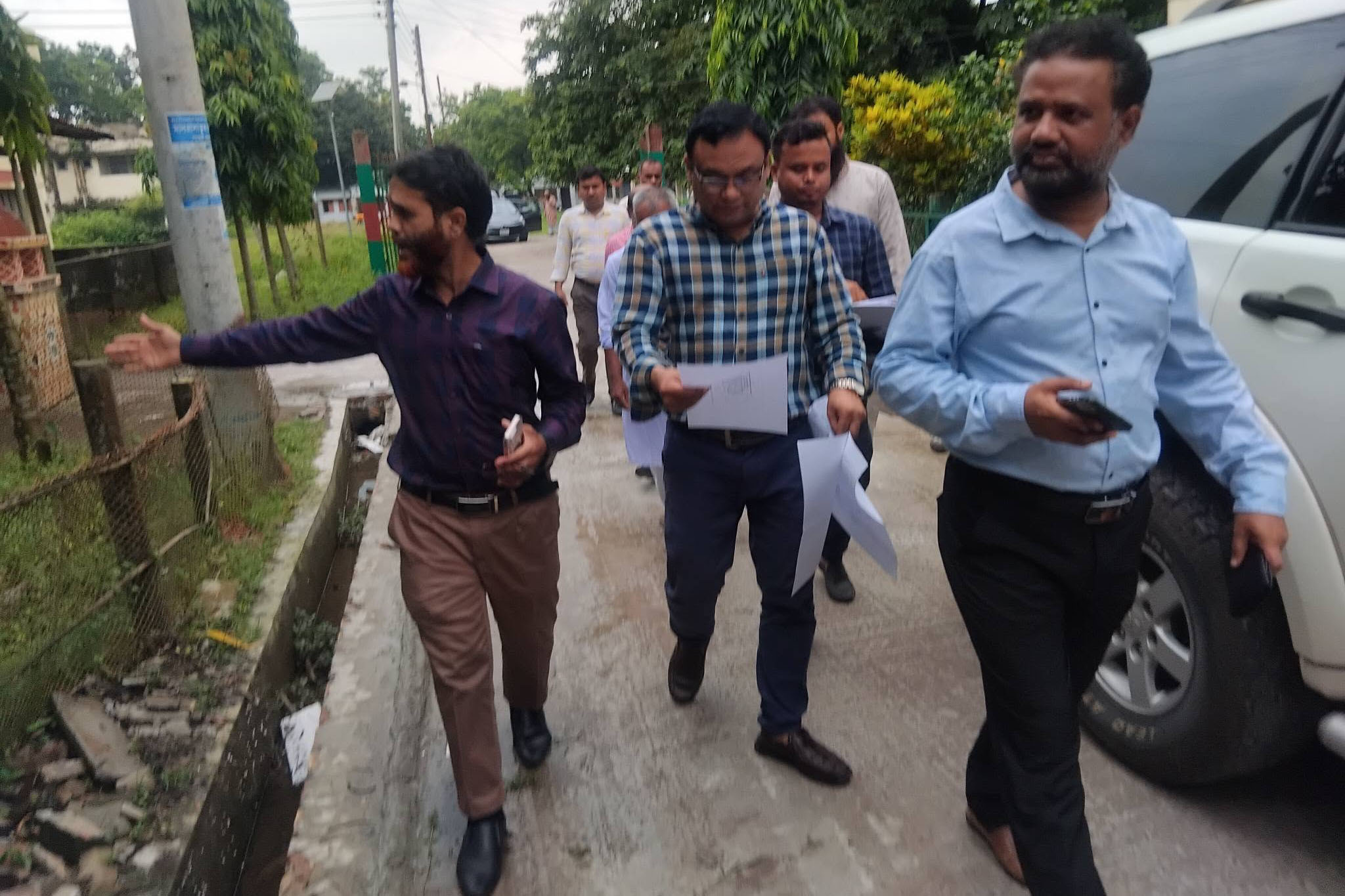 শেরপুরের নকলা হাসপাতাল পরিদর্শন