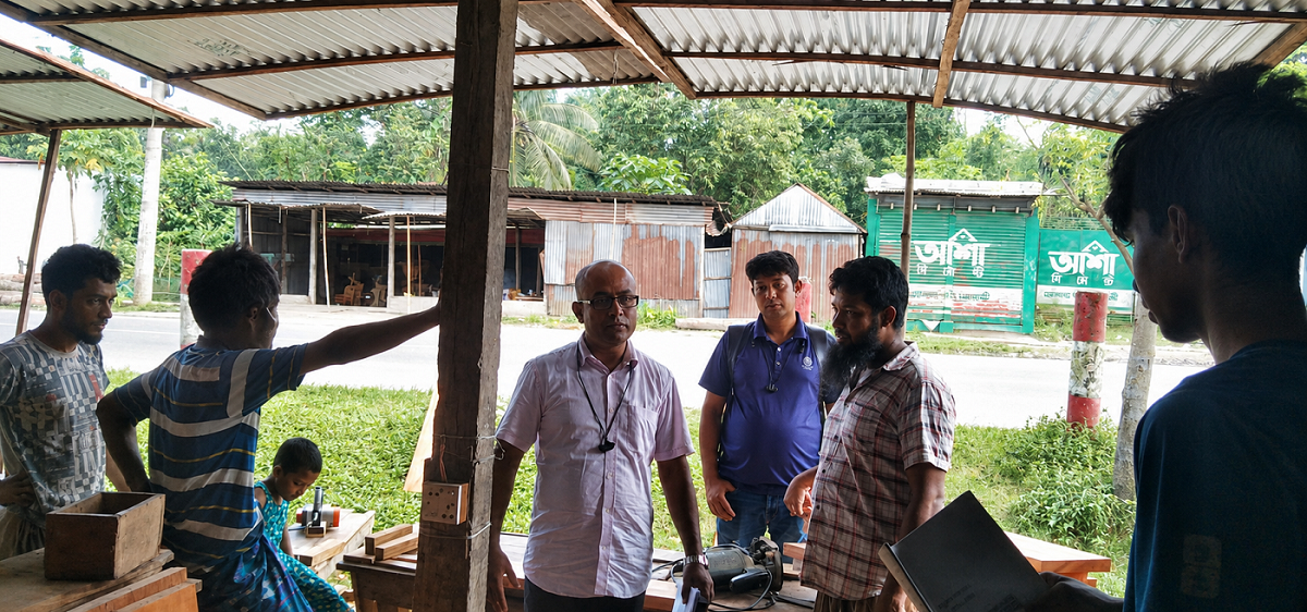 নকলায় প্রাইজ প্রকল্পের বিগত বছরের সার্বিক সফলতা পরিদর্শন