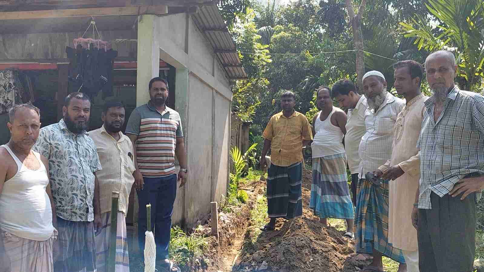 জৈন্তাপুরে ইউএনওর আশ্বাসের পর কাজ শুরু, স্বস্তির আশা শতাধিক পরিবারের